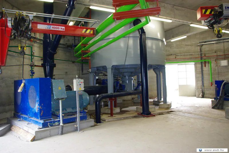 Circulation pump and ash conditioner at Obrenovac, Serbia