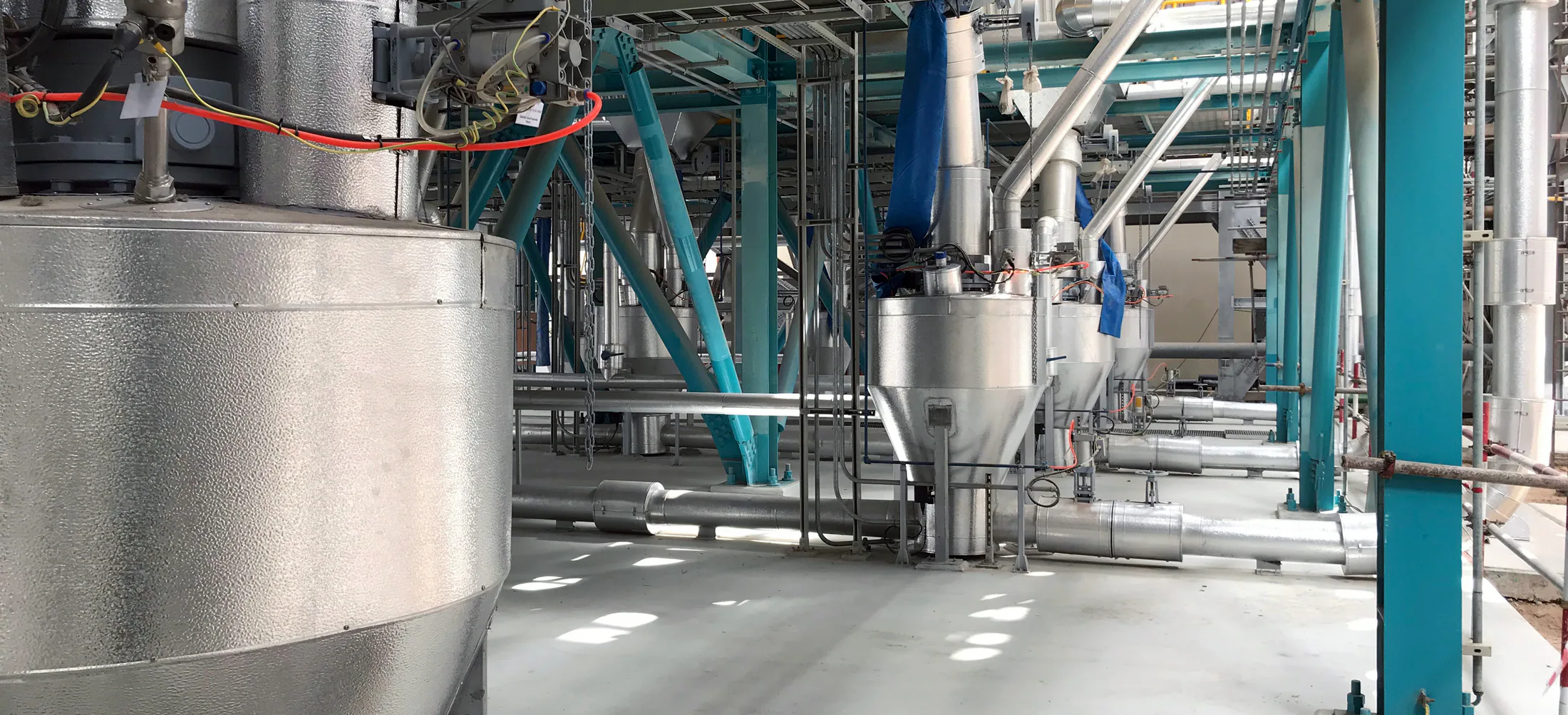 Pneumatic conveying system from ESP hoppers at Yanbu, Saudi Arabia